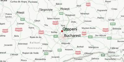 オトペニの空港地図